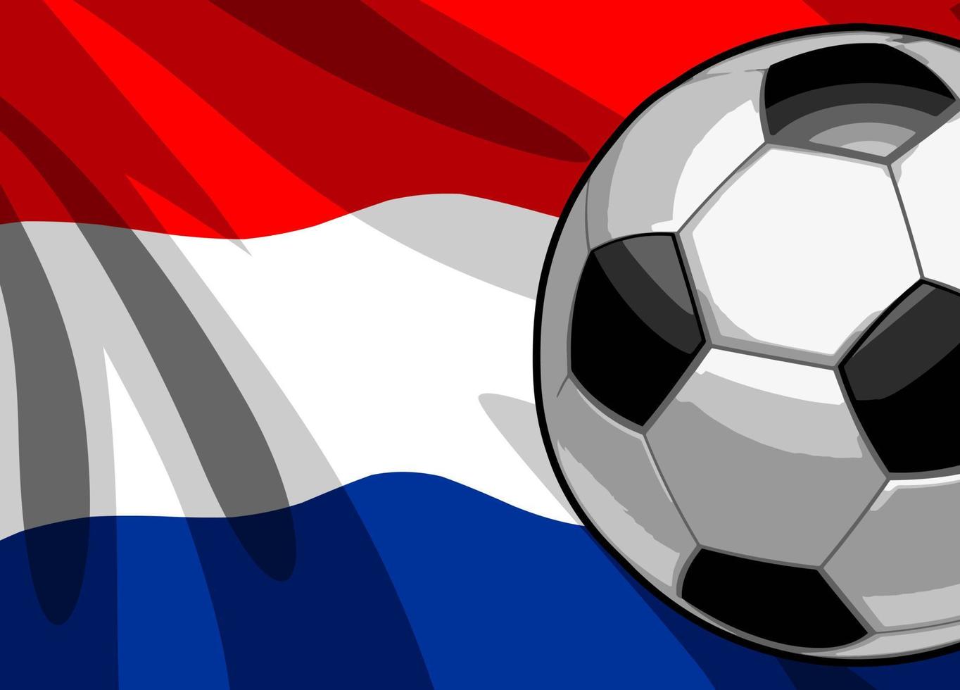 voetbal ballen en vlaggen vector