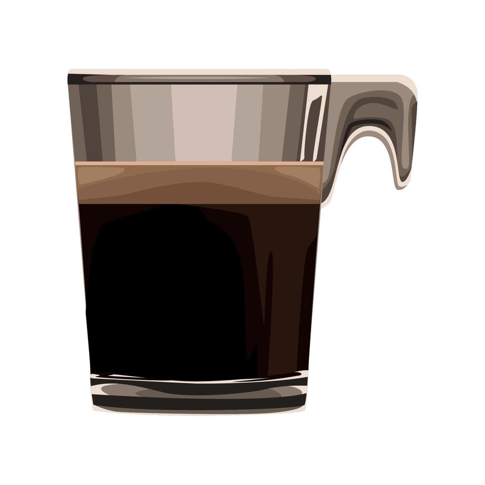 koffie in pot vector