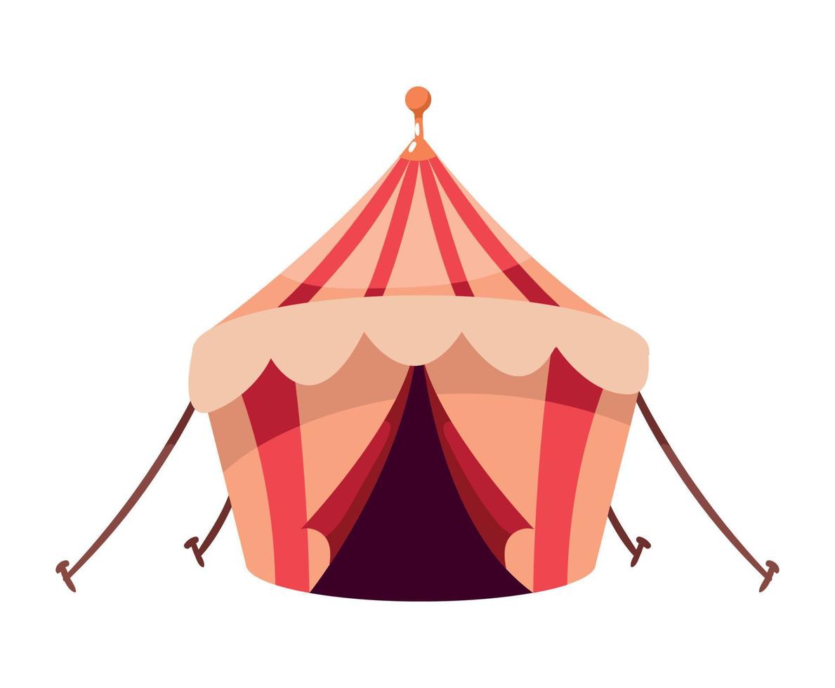 carnaval circus tent vector