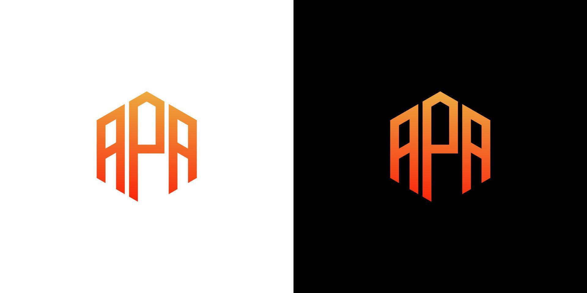 een brief logo ontwerp veelhoek monogram icoon vector sjabloon