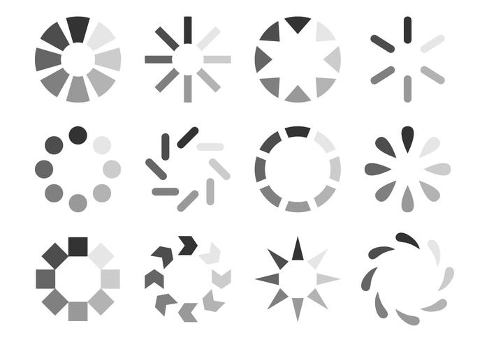 Preloader pictogram vector