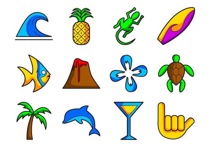 Hawaii Pictogram Vector