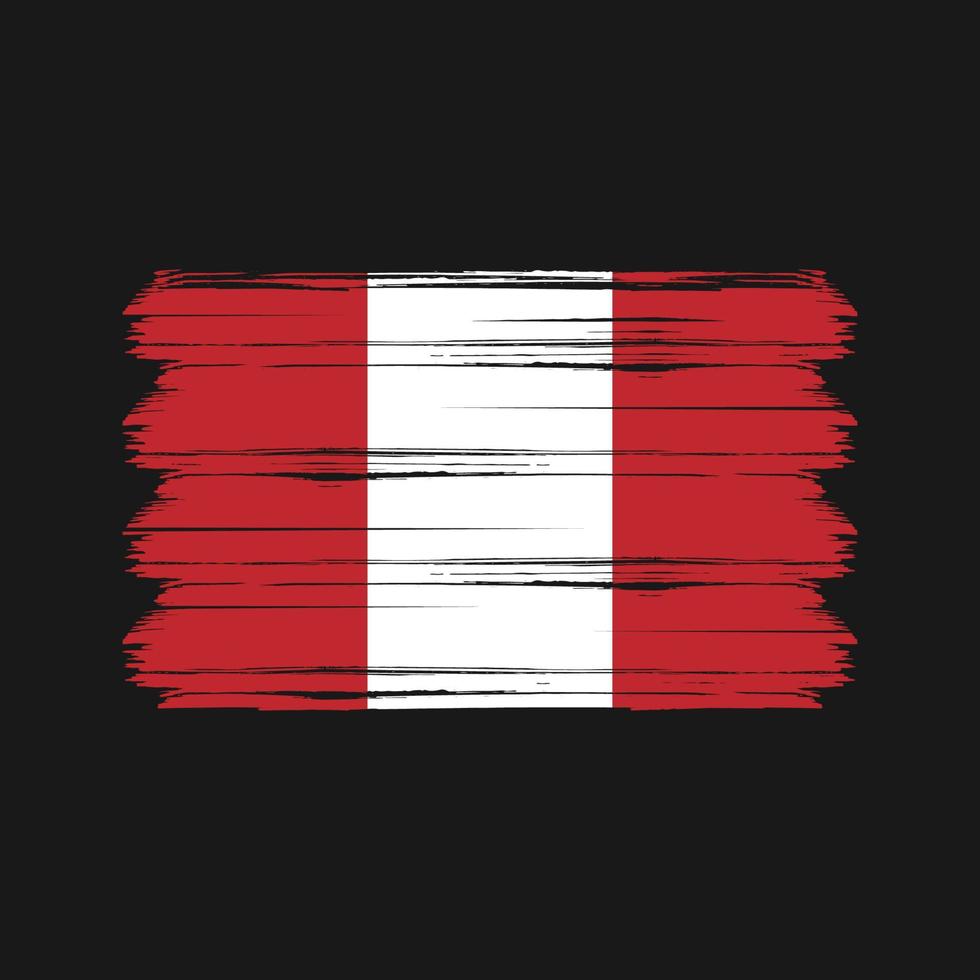 Peru vlag vector. nationale vlag vector