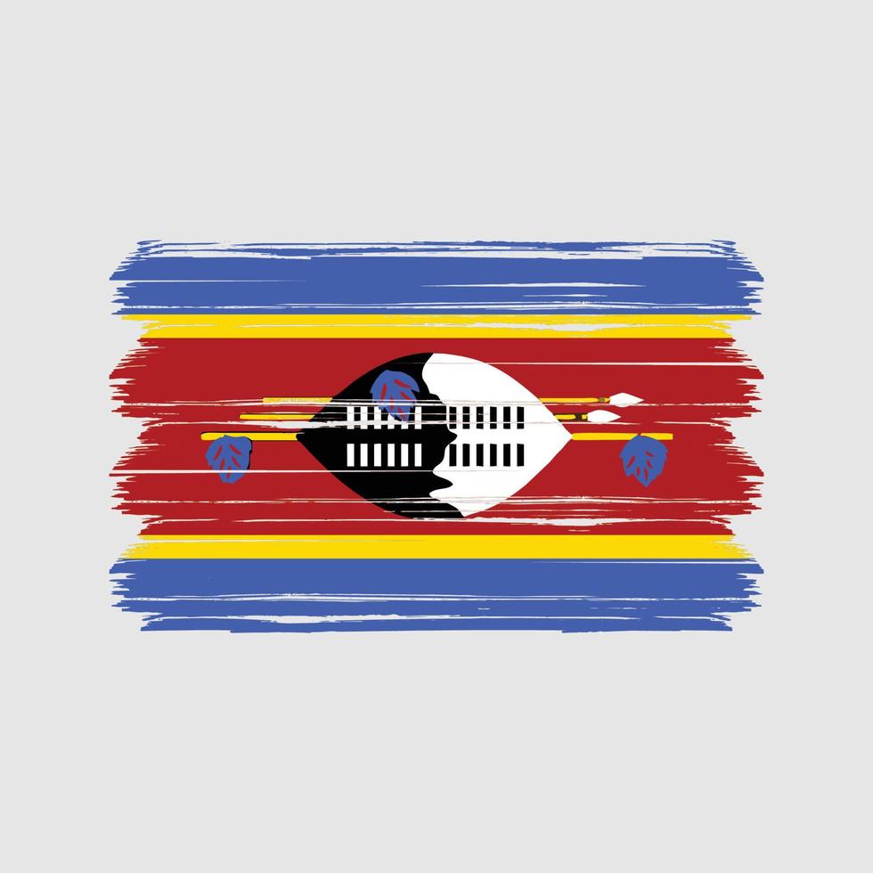 swaziland vlag vector. nationale vlag vector