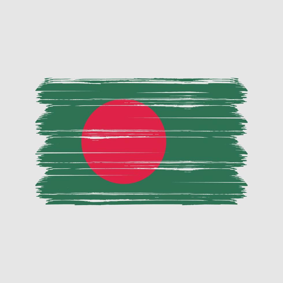 vlag van Bangladesh. nationale vlag vector