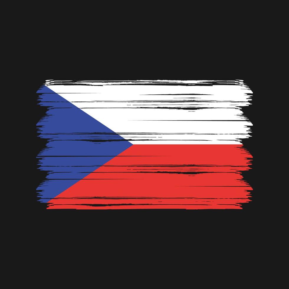 Tsjechische vlag vector. nationale vlag vector