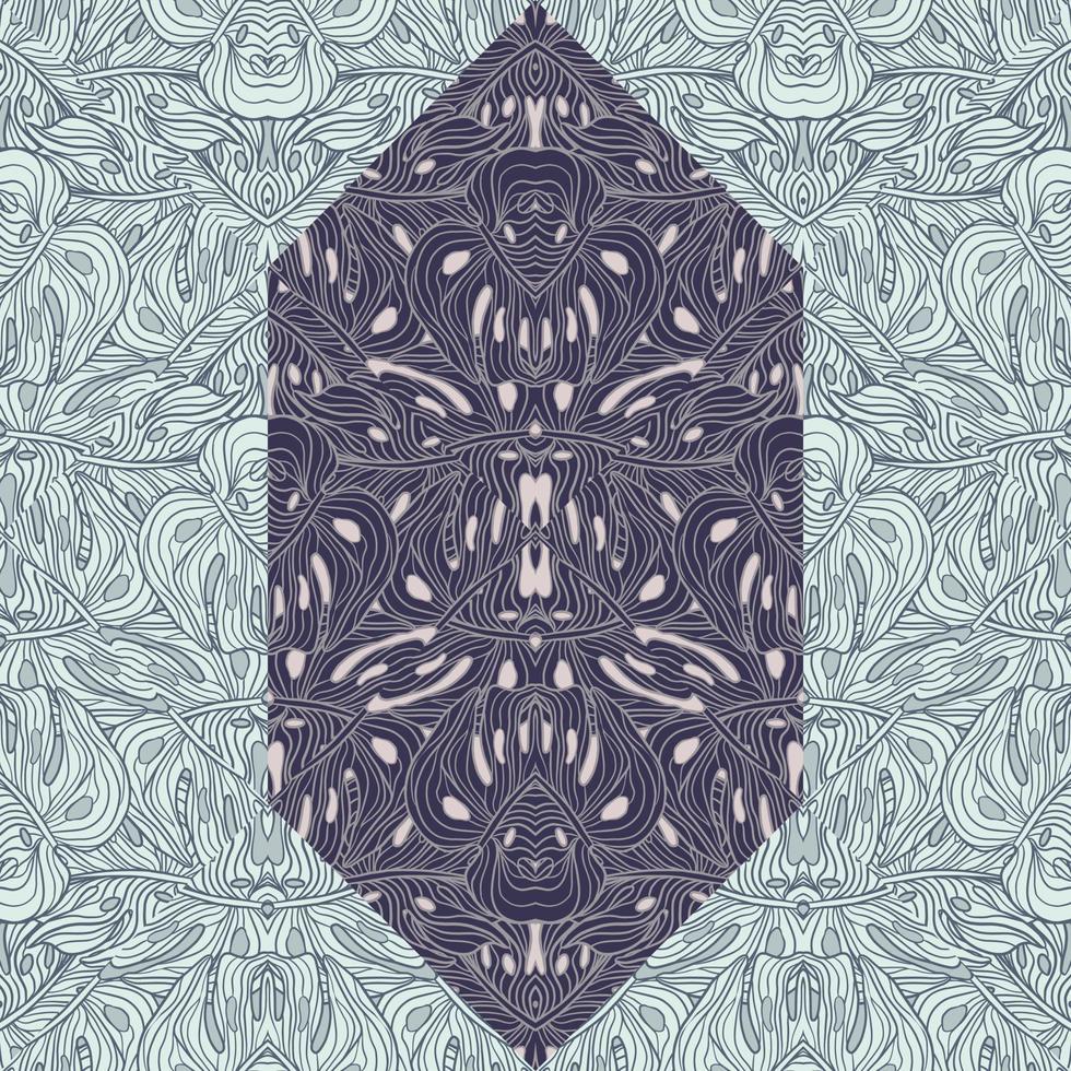 voorgevormd schets monstera mozaïek- naadloos patroon. palm bladeren tegel. vector