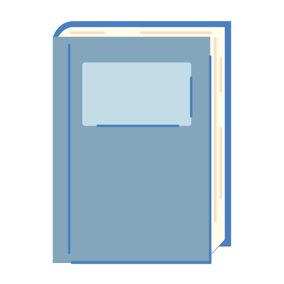blauw boek Gesloten vector