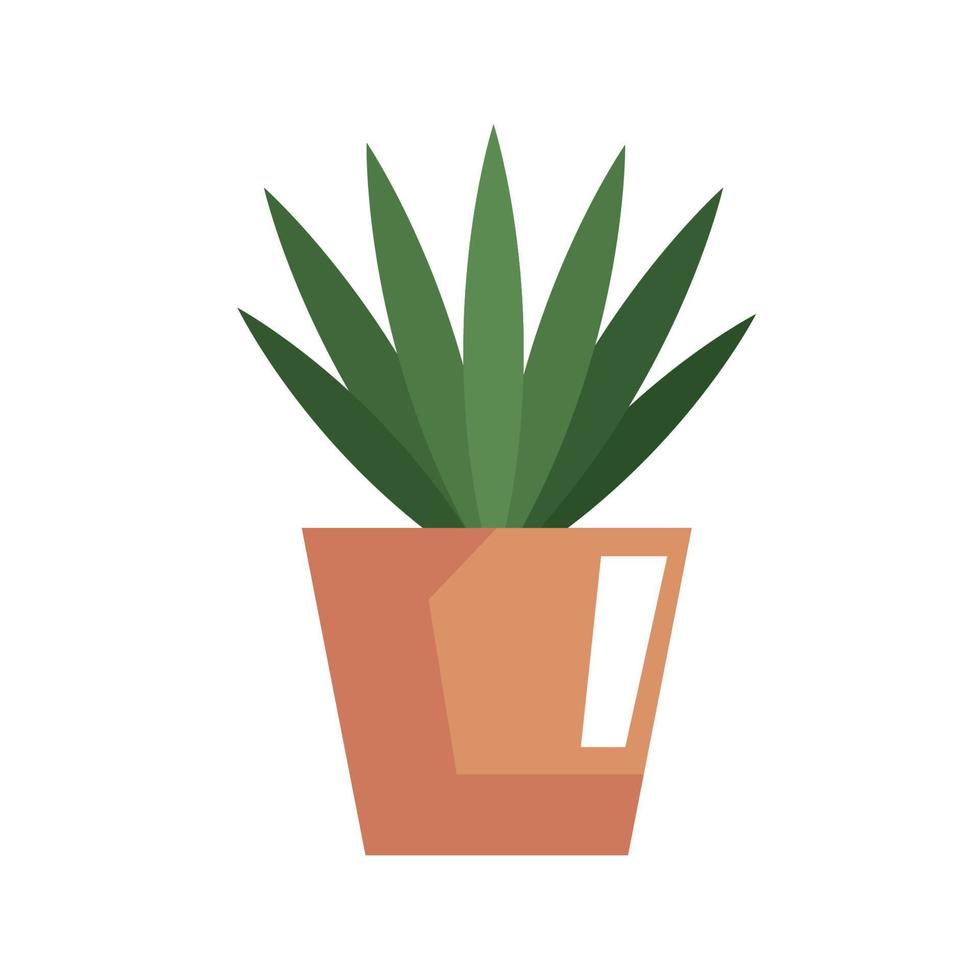 klassiek kamerplant in pot vector