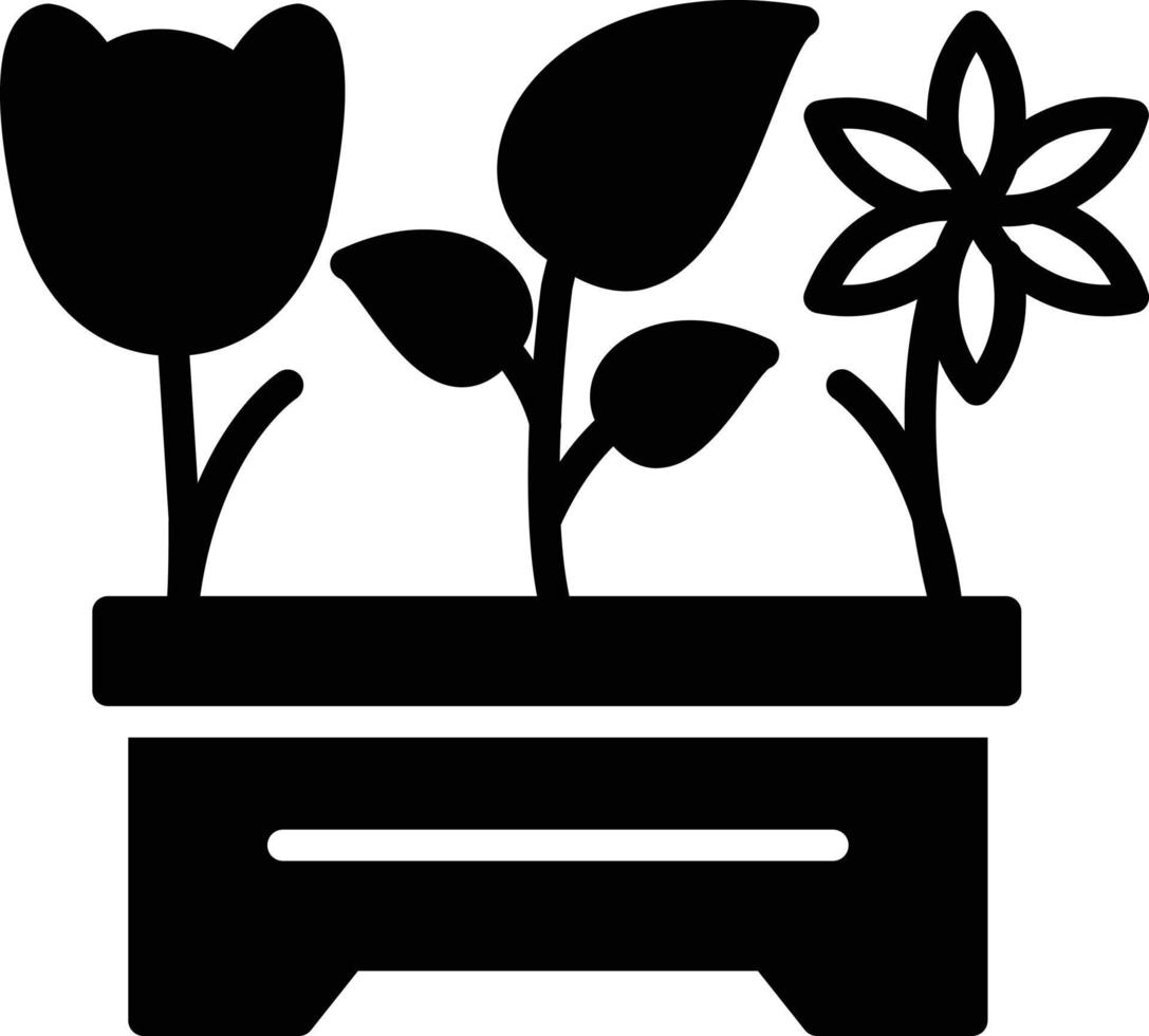 tuinieren glyph icon vector