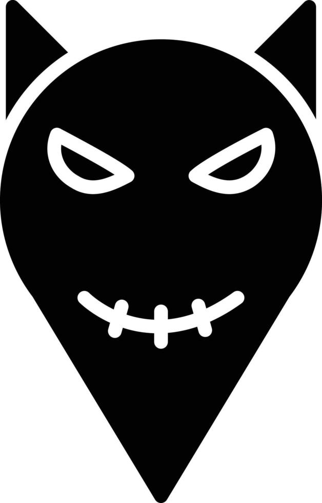 spook glyph icoon vector