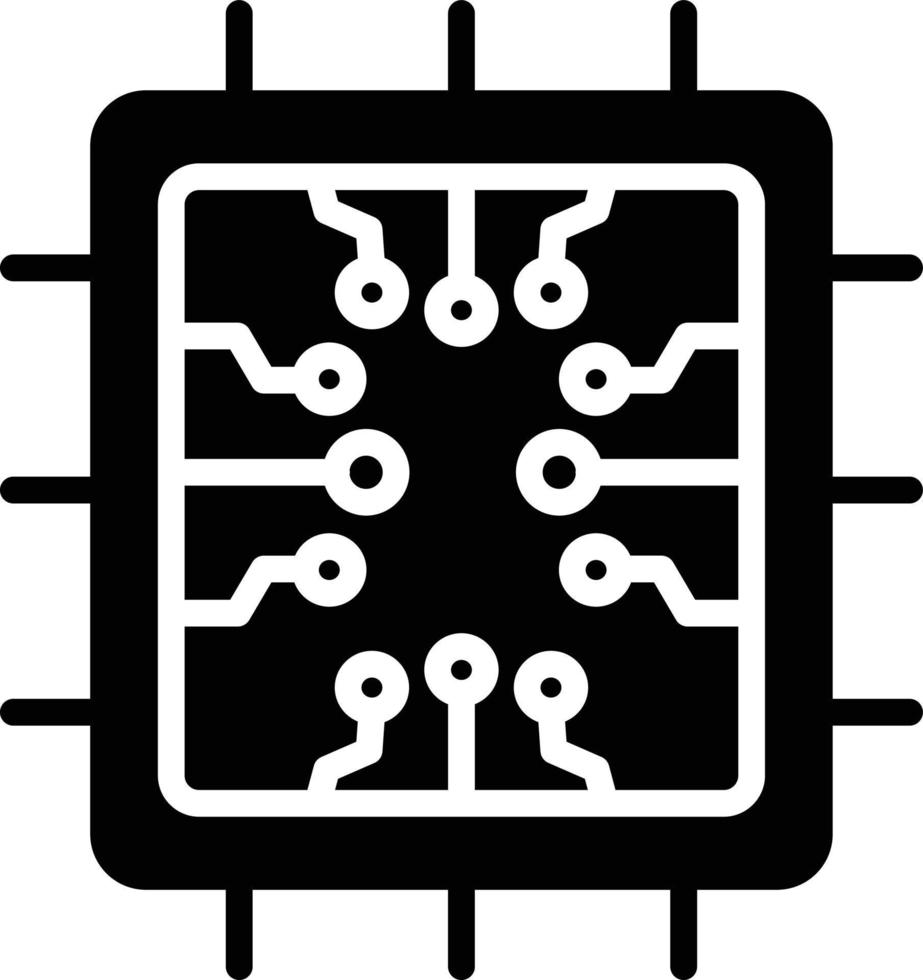 chip glyph-pictogram vector