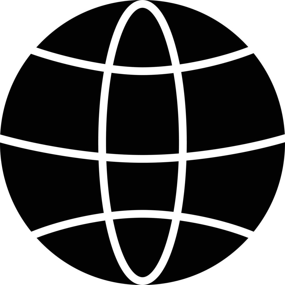 wereld glyph icoon vector