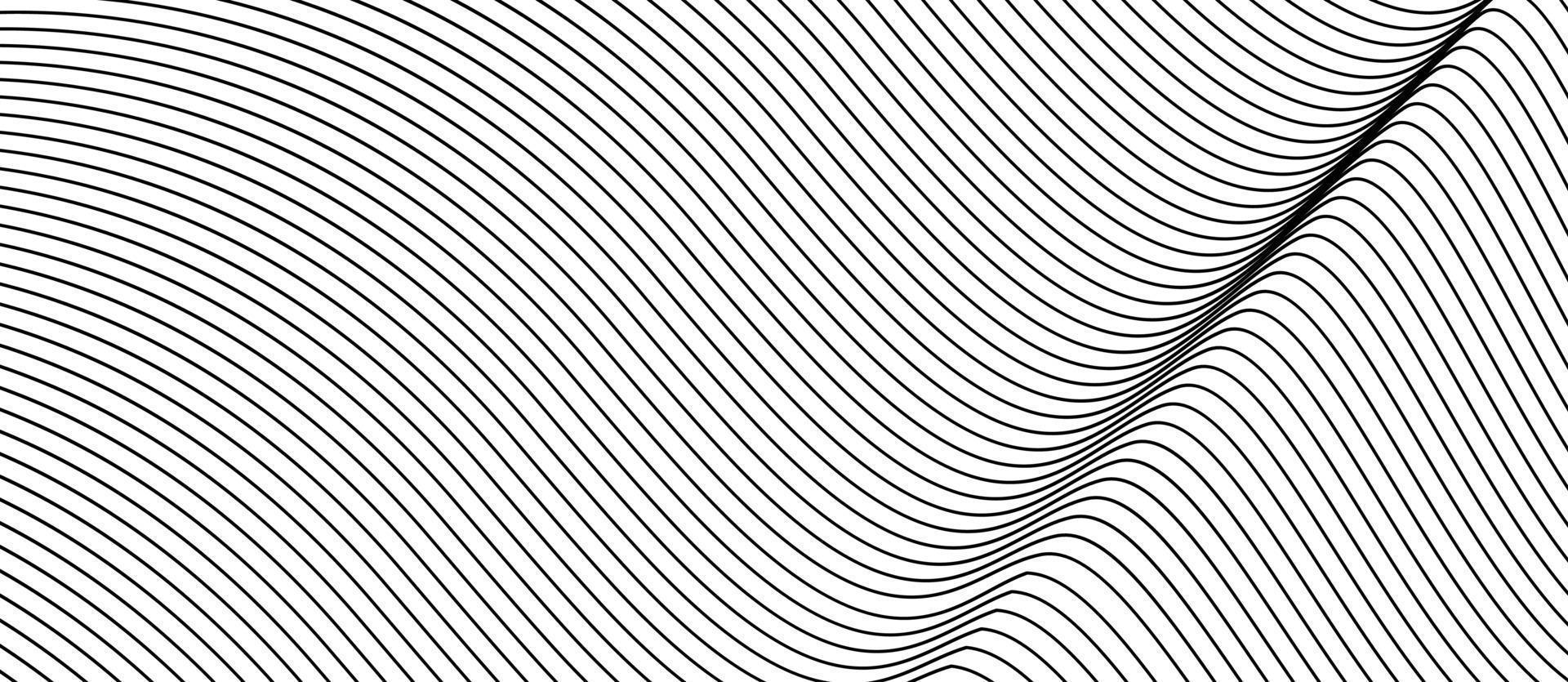 diagonaal streep naadloos patroon. meetkundig klassiek zwart en wit dun lijn achtergrond. vector