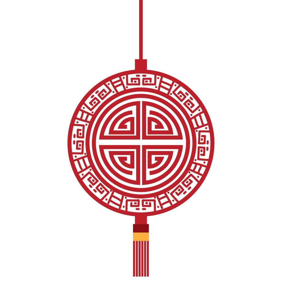 Chinese rood decoratie vector