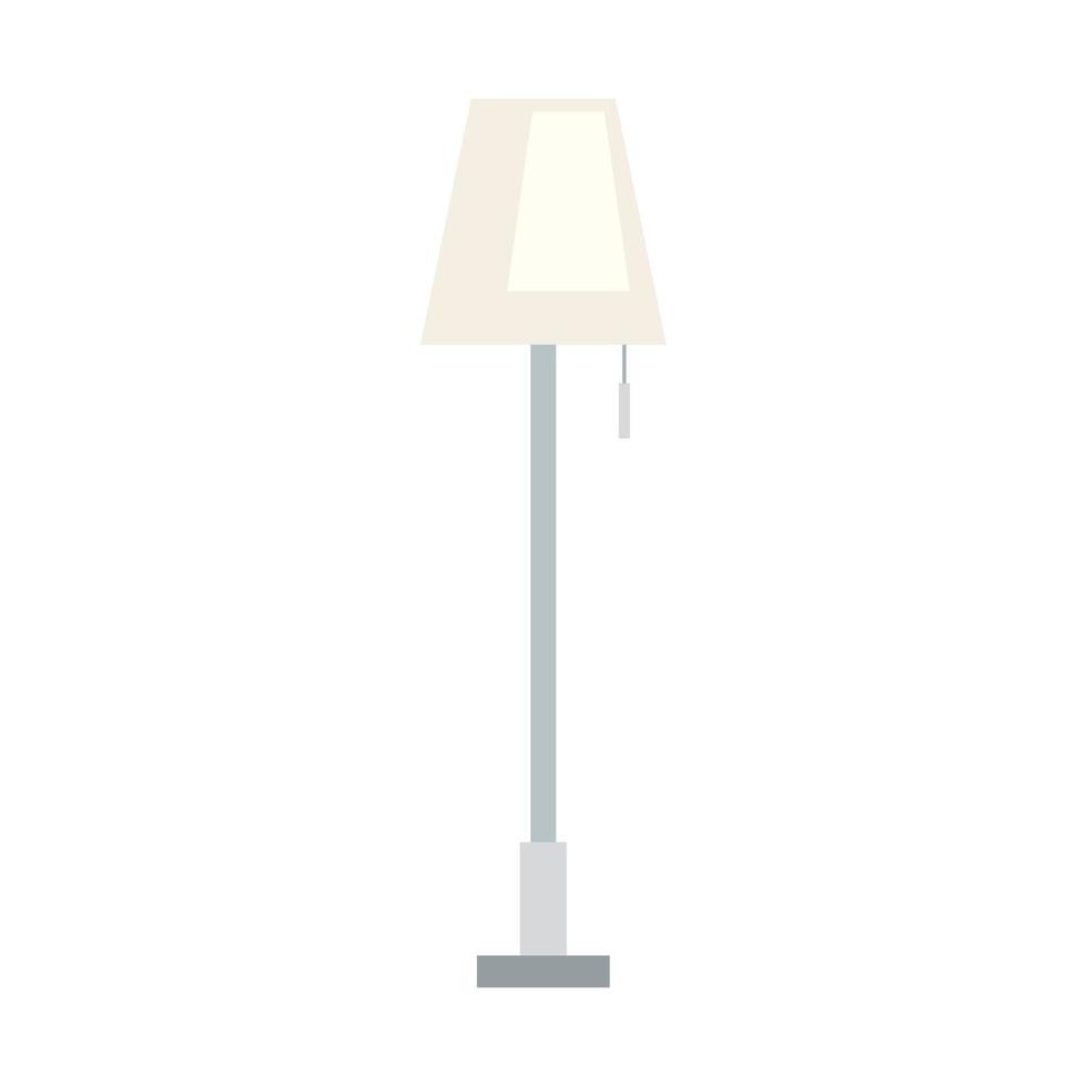 wit huis lamp vector