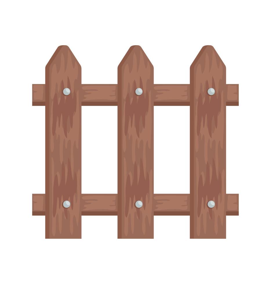 tuinieren houten hek vector