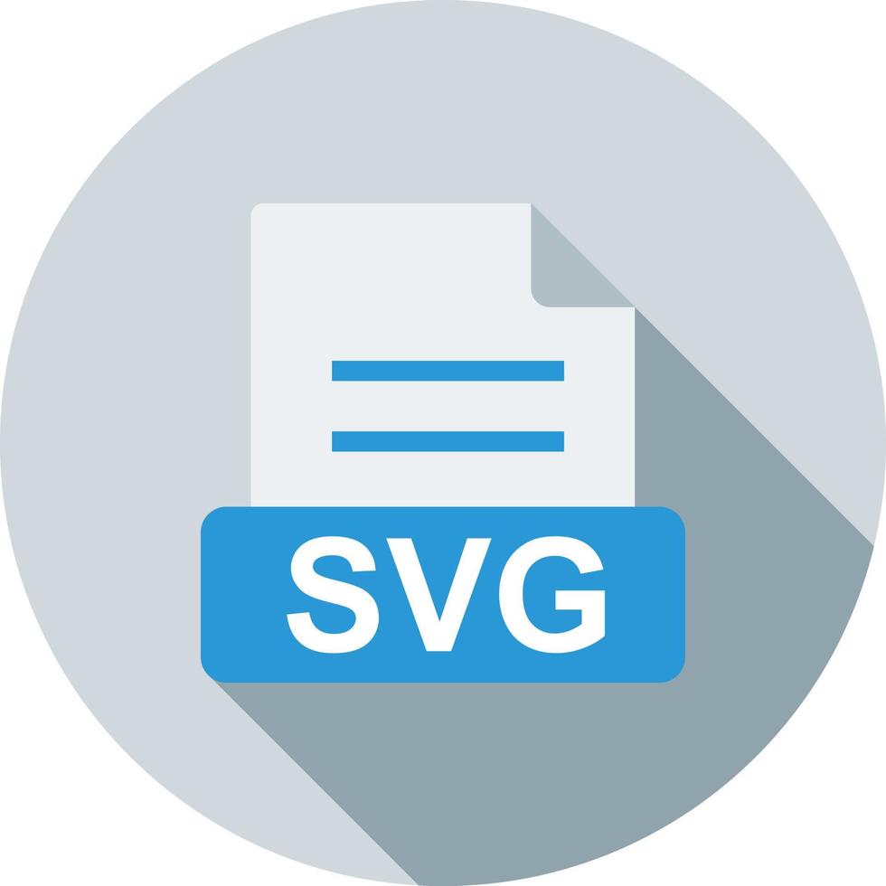 SVG vlak lang schaduw icoon vector