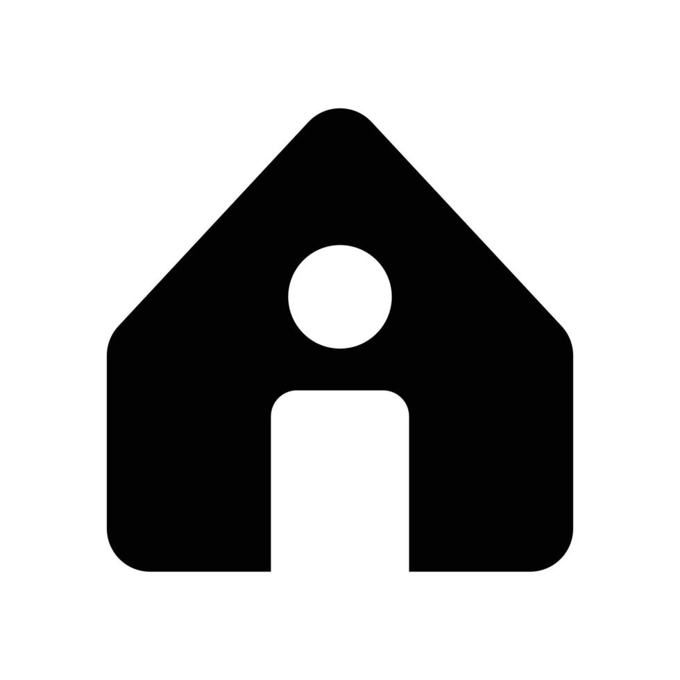 huis gebruiker koppel icoon vector