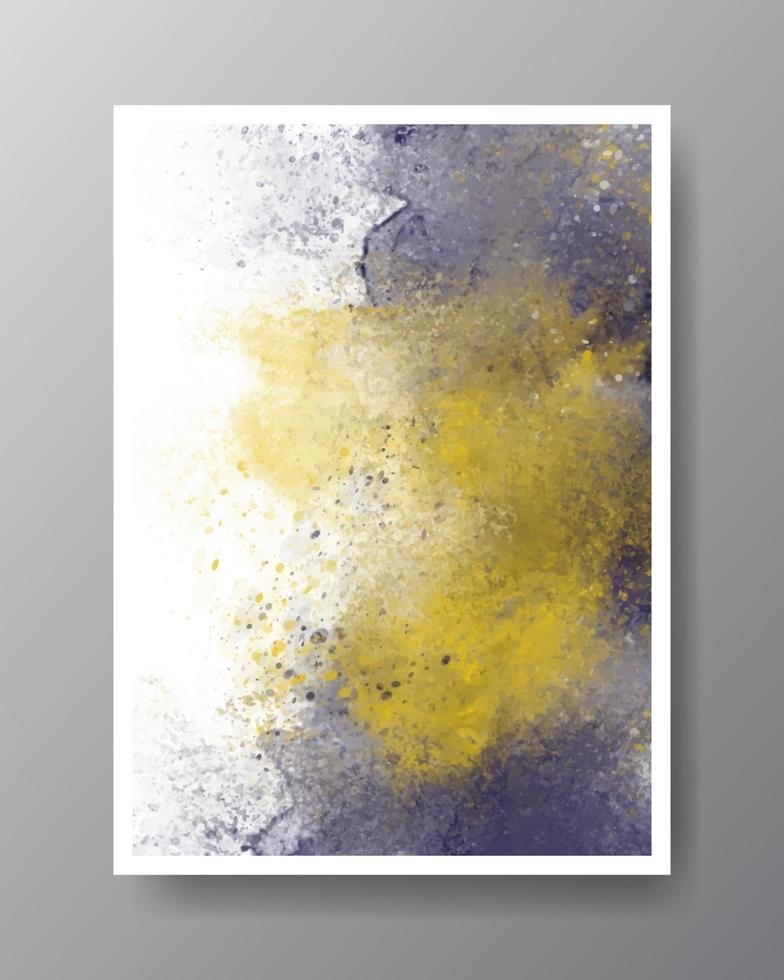 abstract schilderij gebruik makend van aquarellen. ontwerp voor uw datum, ansichtkaart, banier, logo. vector