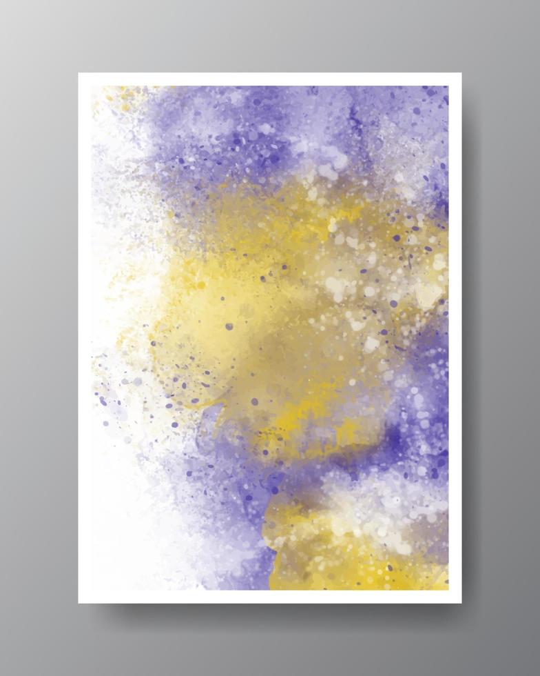 abstract schilderij gebruik makend van aquarellen. ontwerp voor uw datum, ansichtkaart, banier, logo. vector