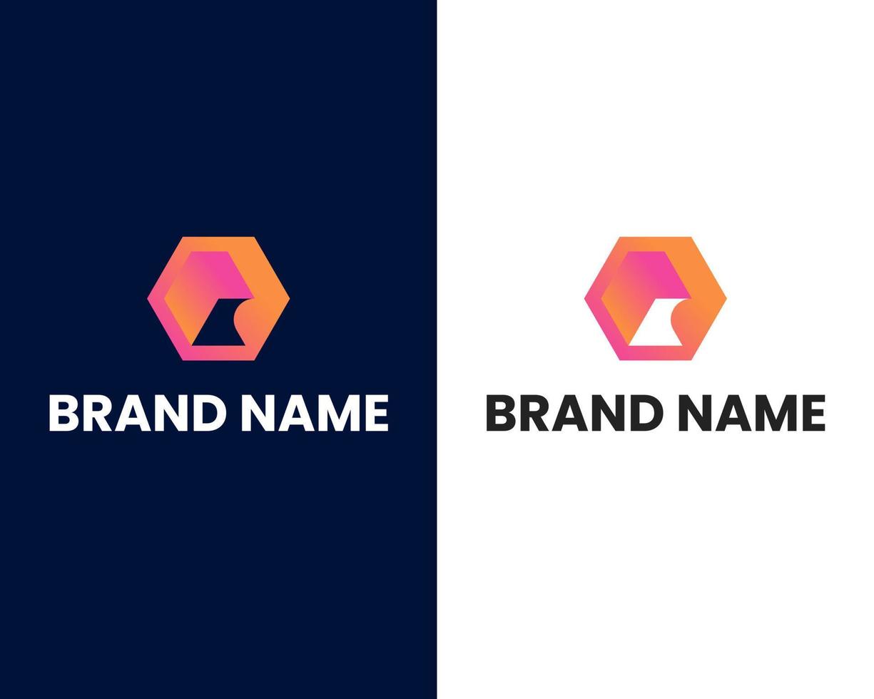 brief O en b modern logo ontwerp sjabloon vector