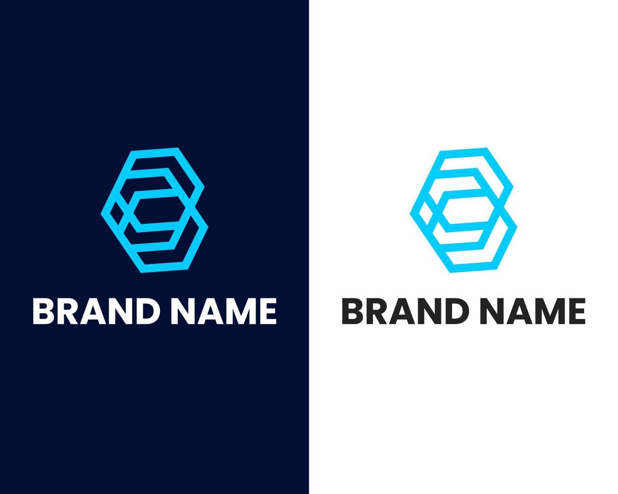 brief c Mark modern logo ontwerp sjabloon vector