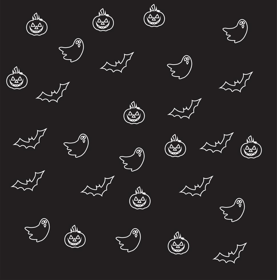 naadloze patroon halloween vector