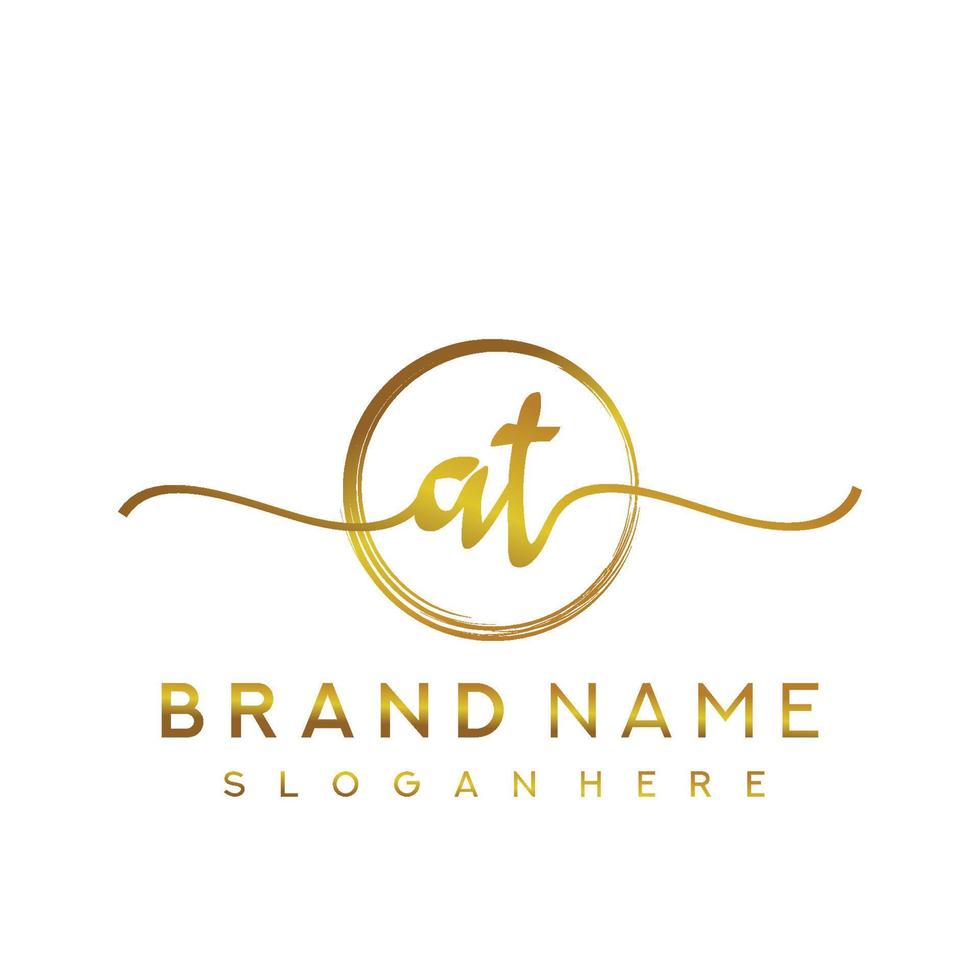 eerste Bij schoonheid monogram en elegant logo ontwerp, handschrift logo van eerste handtekening, bruiloft, mode, bloemen en botanisch met creatief sjabloon. vector