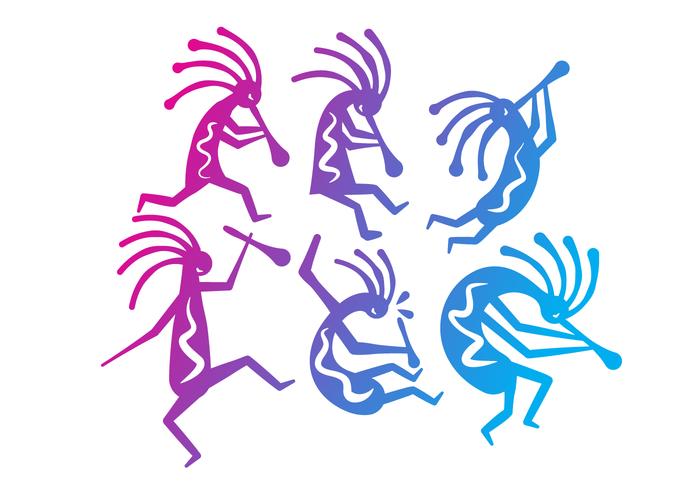 Vector kokopelli