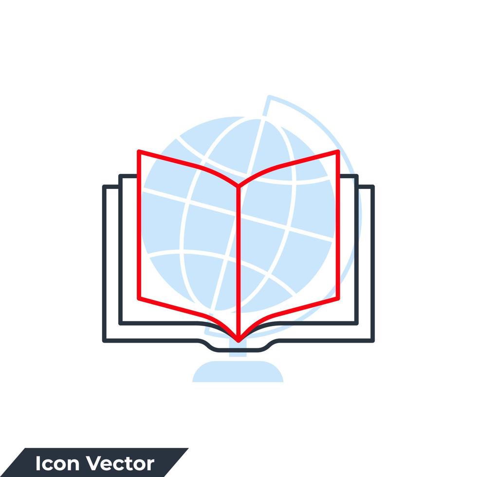 boek icoon logo vector illustratie. boek symbool sjabloon voor grafisch en web ontwerp verzameling