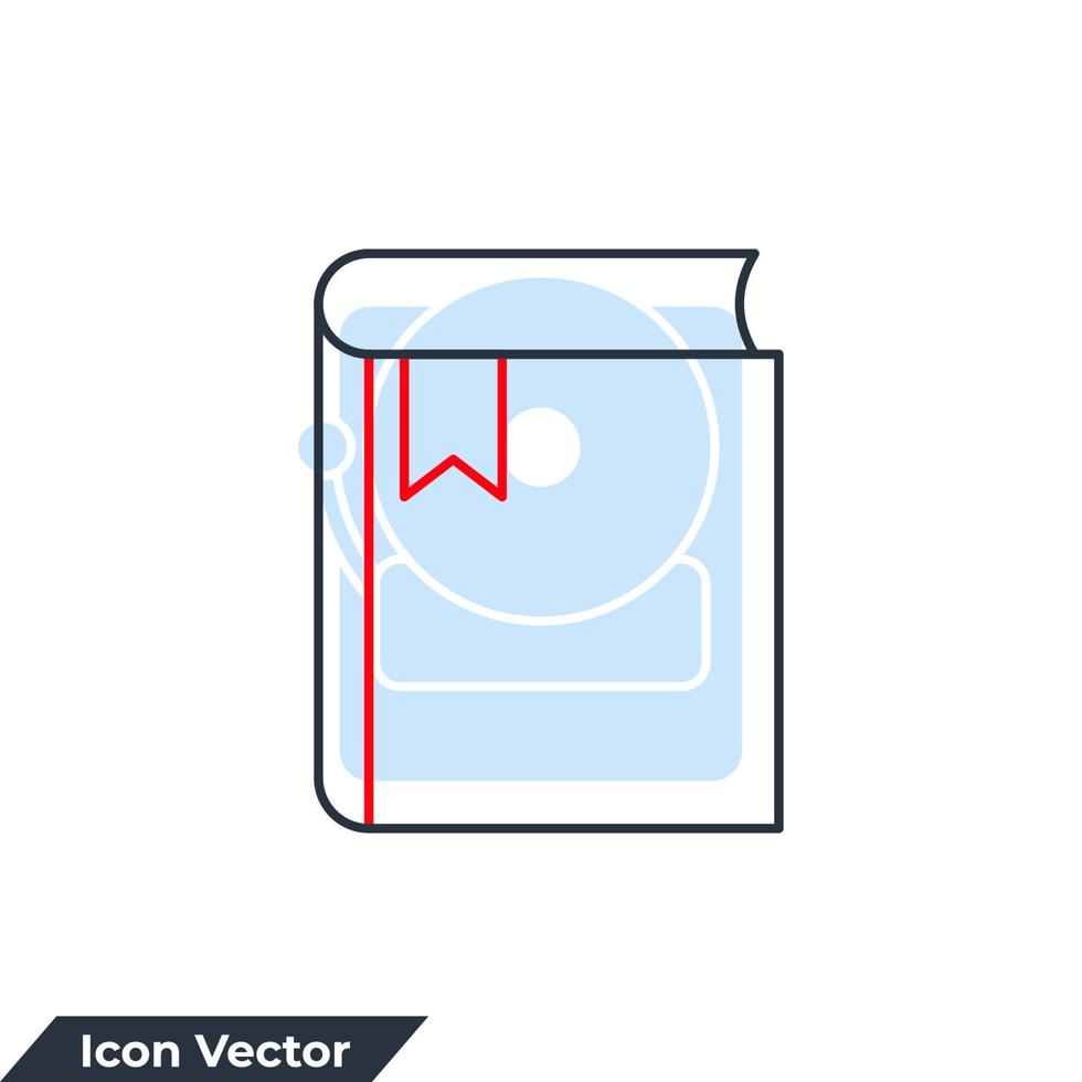boek icoon logo vector illustratie. boek symbool sjabloon voor grafisch en web ontwerp verzameling