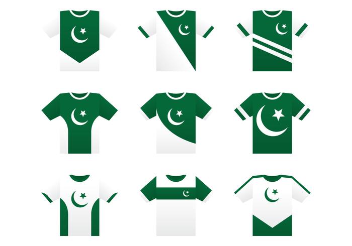 Pakistan jersey concept vector