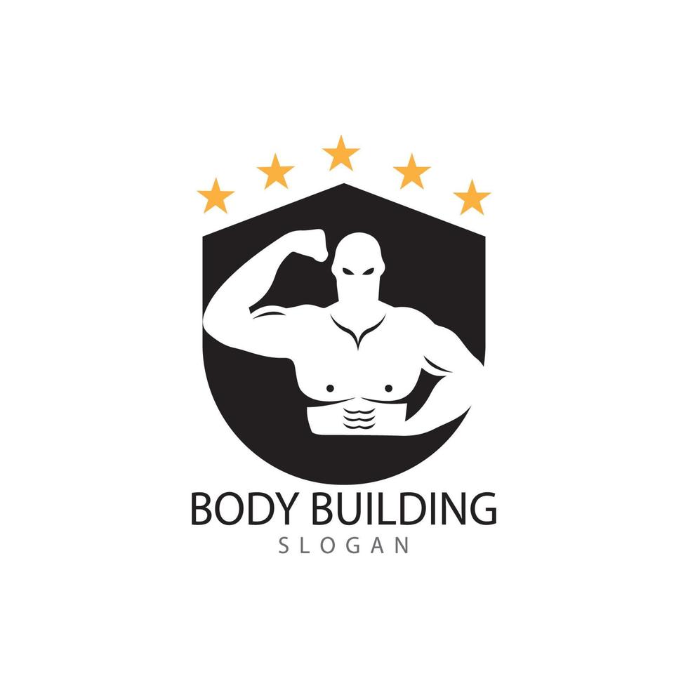 vector voorwerp en pictogrammen voor sport etiket Sportschool insigne geschiktheid logo ontwerp
