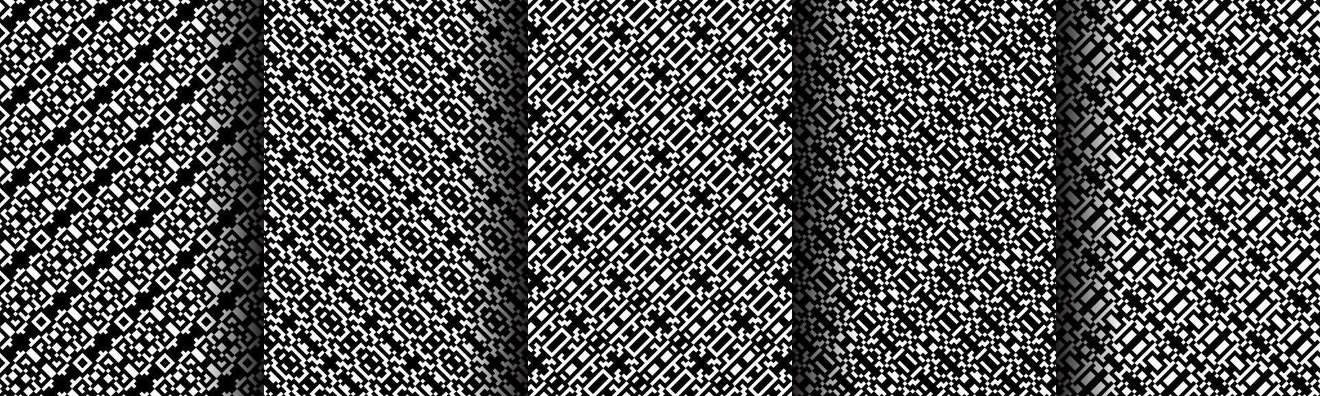 modern tech meetkundig patroon achtergrond verzameling reeks vector