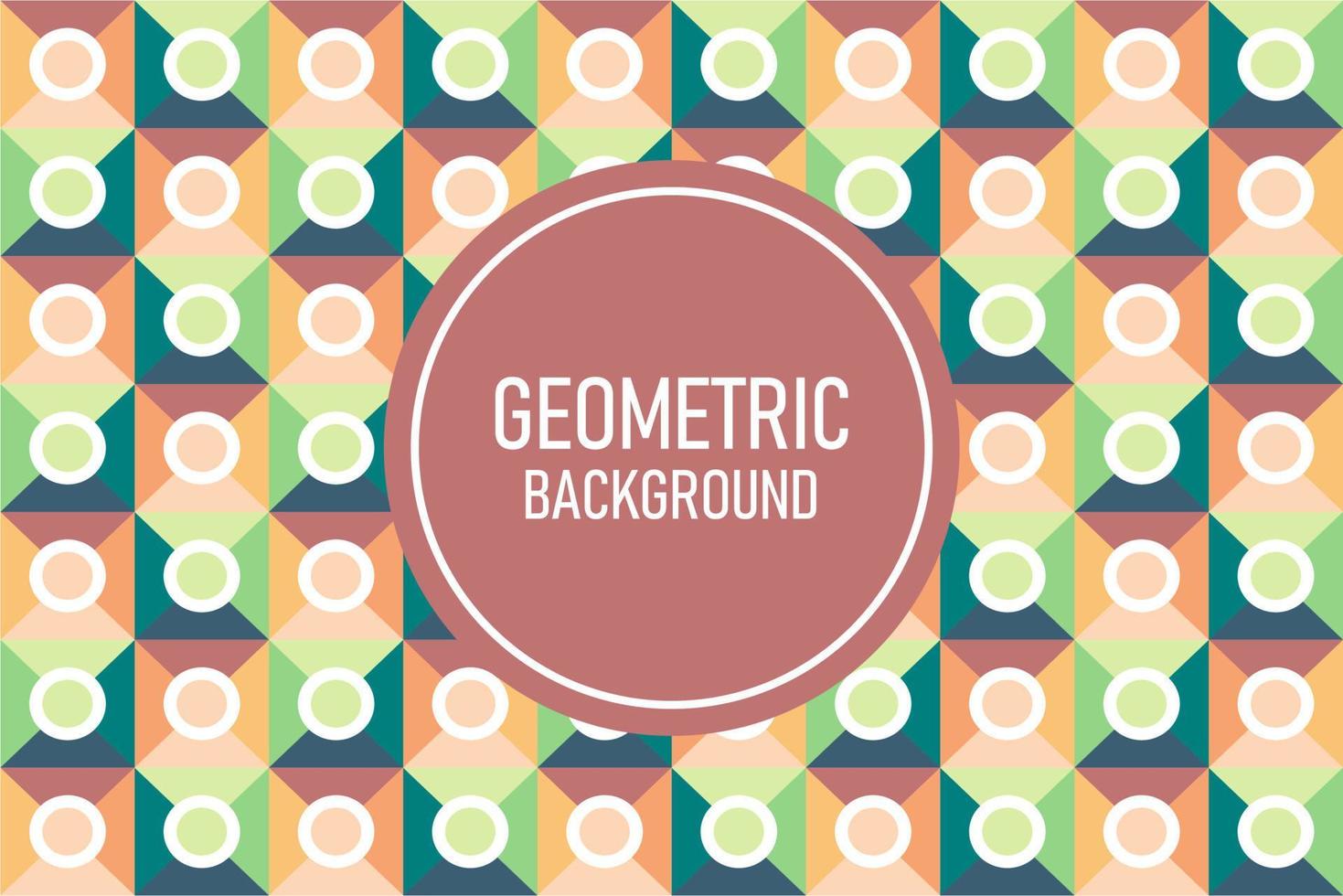 platte geometrische achtergrond vector