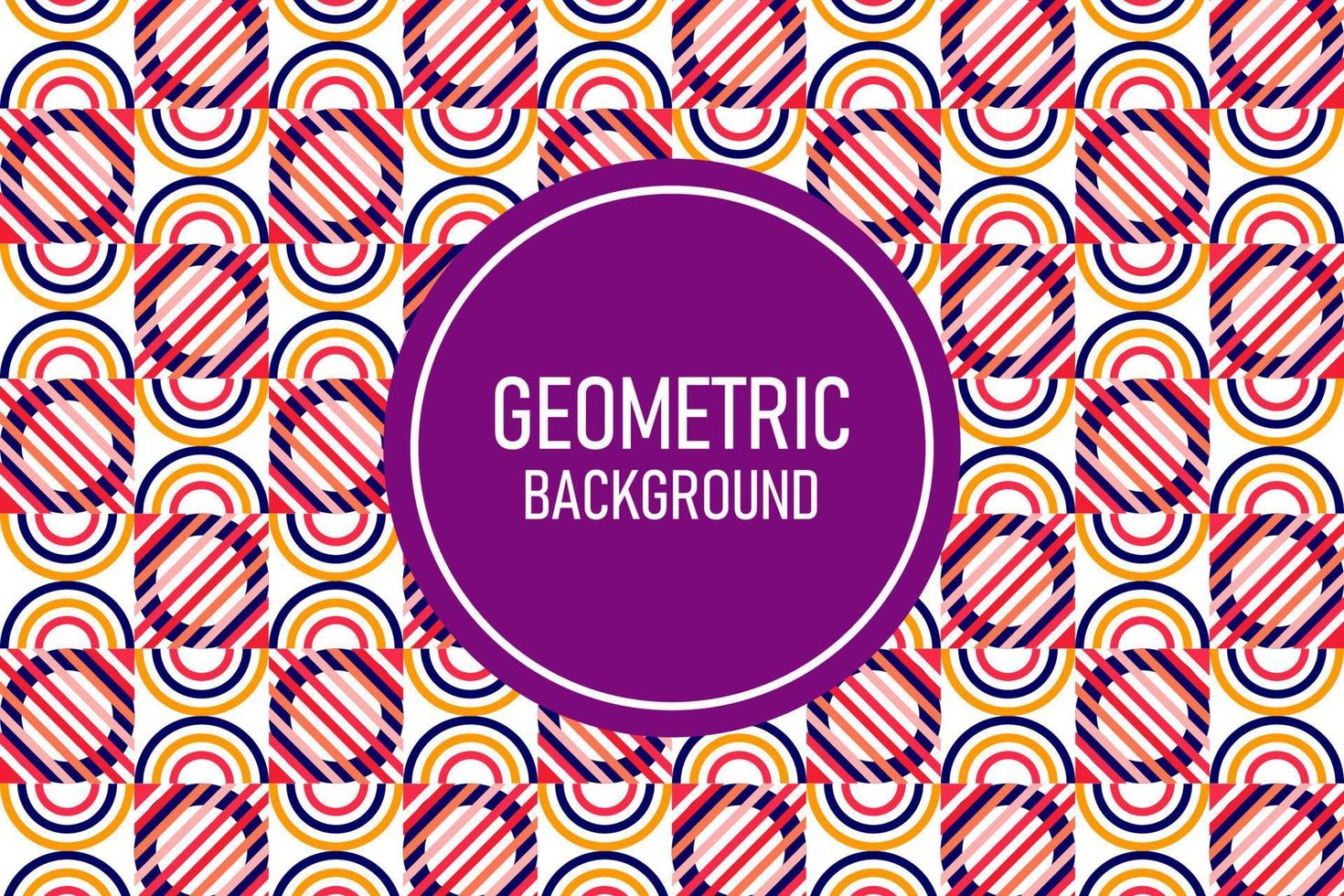 platte geometrische achtergrond vector