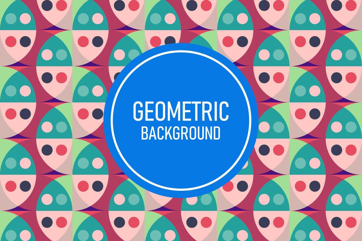 platte geometrische achtergrond vector