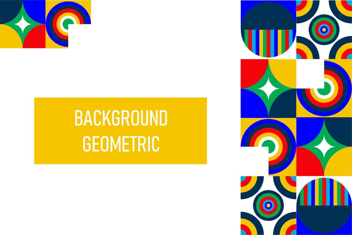 platte geometrische achtergrond vector