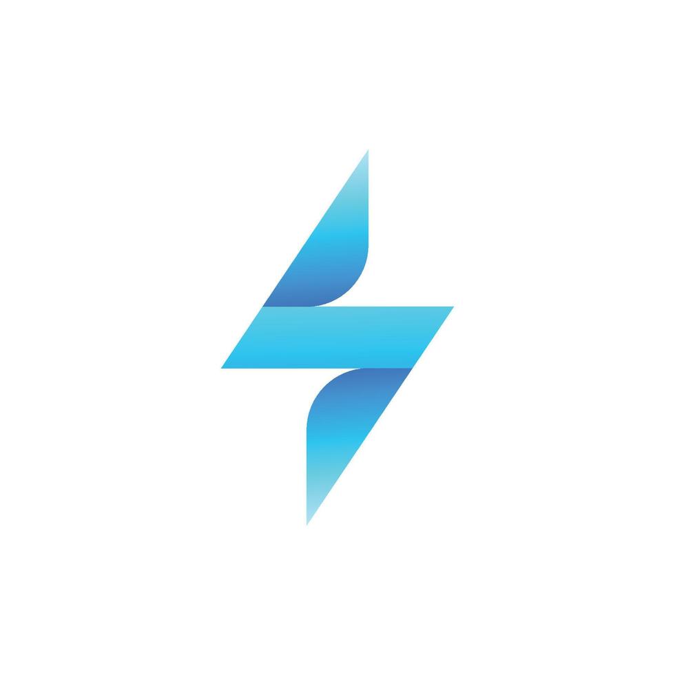 bliksem logo. elektrisch energie flash of symbool van stroom. de concept van snelheid snel snel snel. vector illustratie klem kunst.