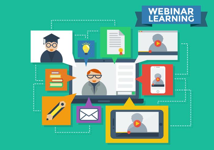 Webinar Learning Infographic Vector