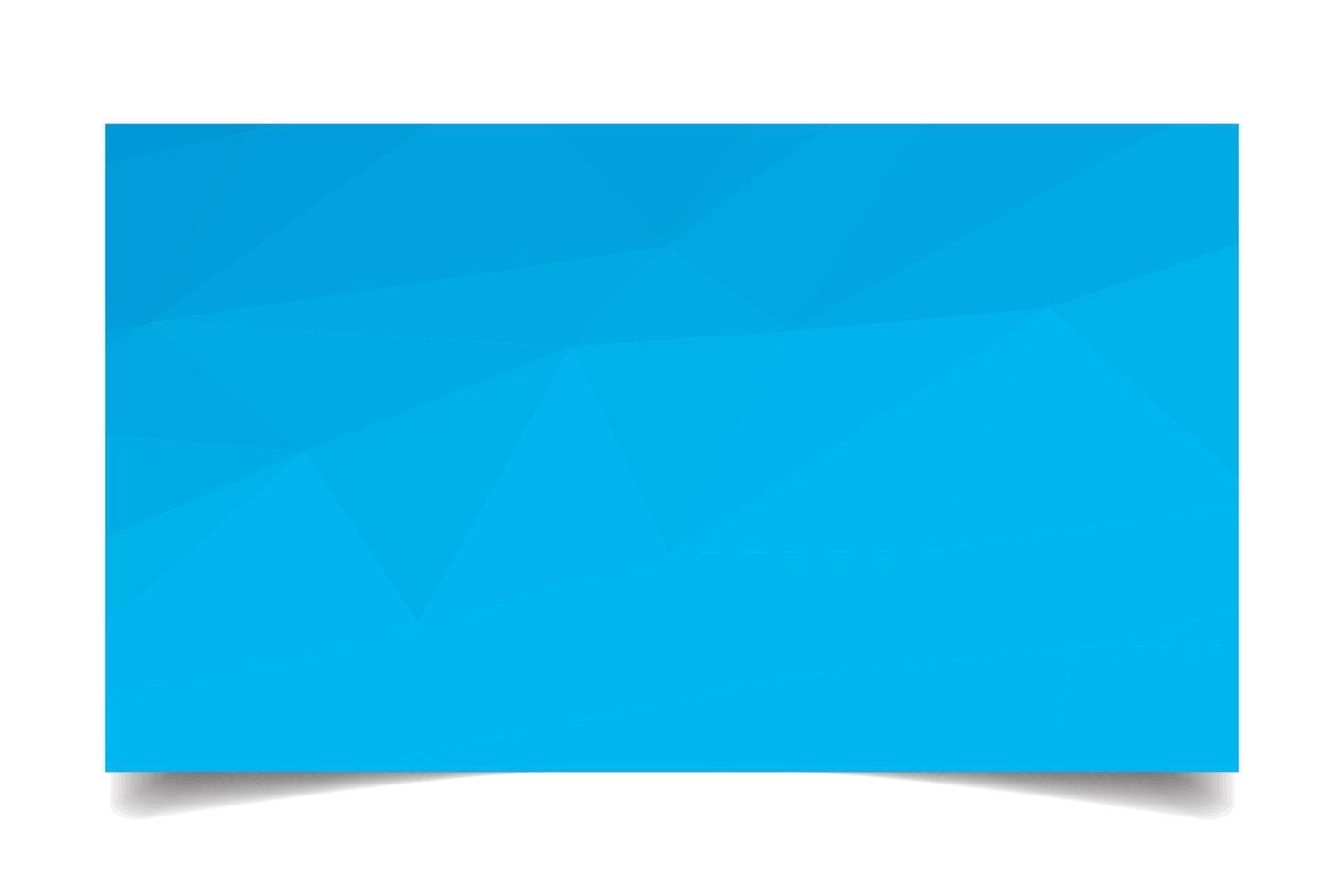 blauw kleur driehoekig achtergrond structuur vector voor bedrijf kaart sjabloon