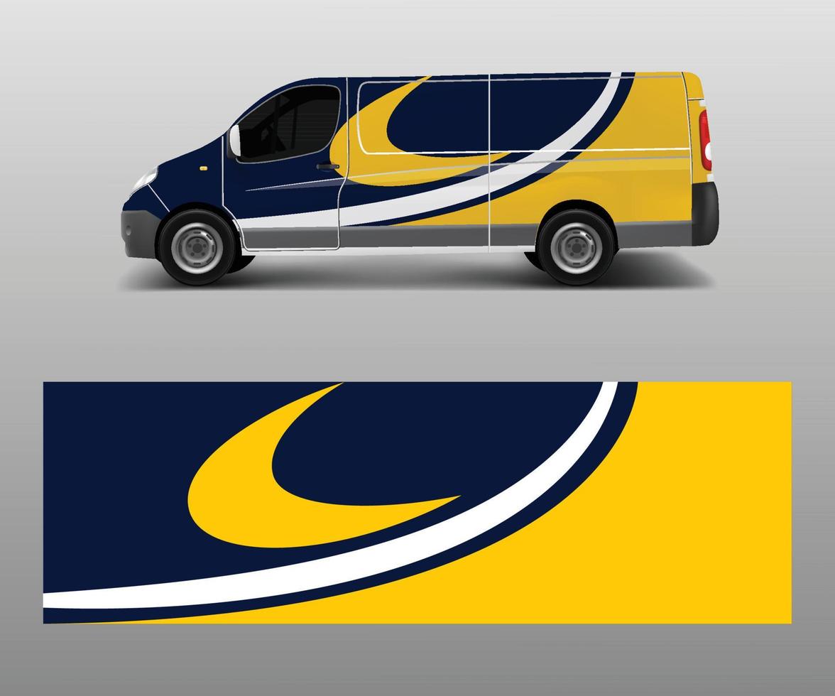 grafisch abstract racing ontwerpen voor voertuig sticker vinyl wrap. auto sticker vector