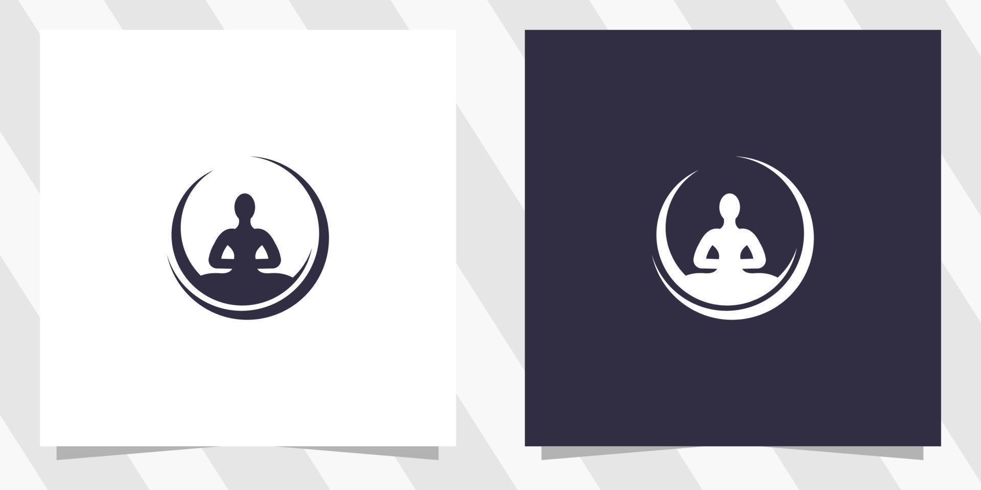 yoga logo vector ontwerp sjabloon