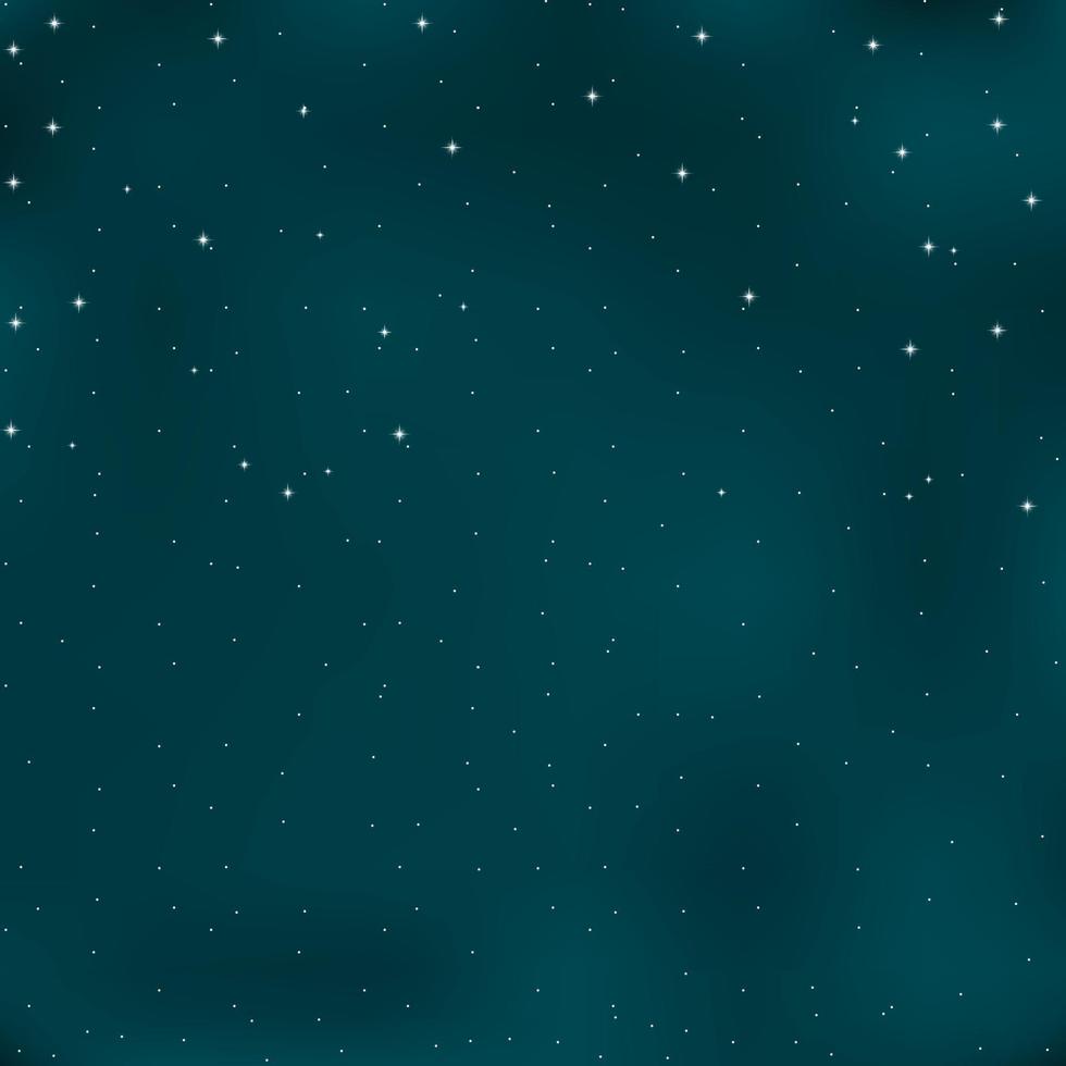 Kerstmis blauw achtergrond met sterren en sneeuw . vector illustratie