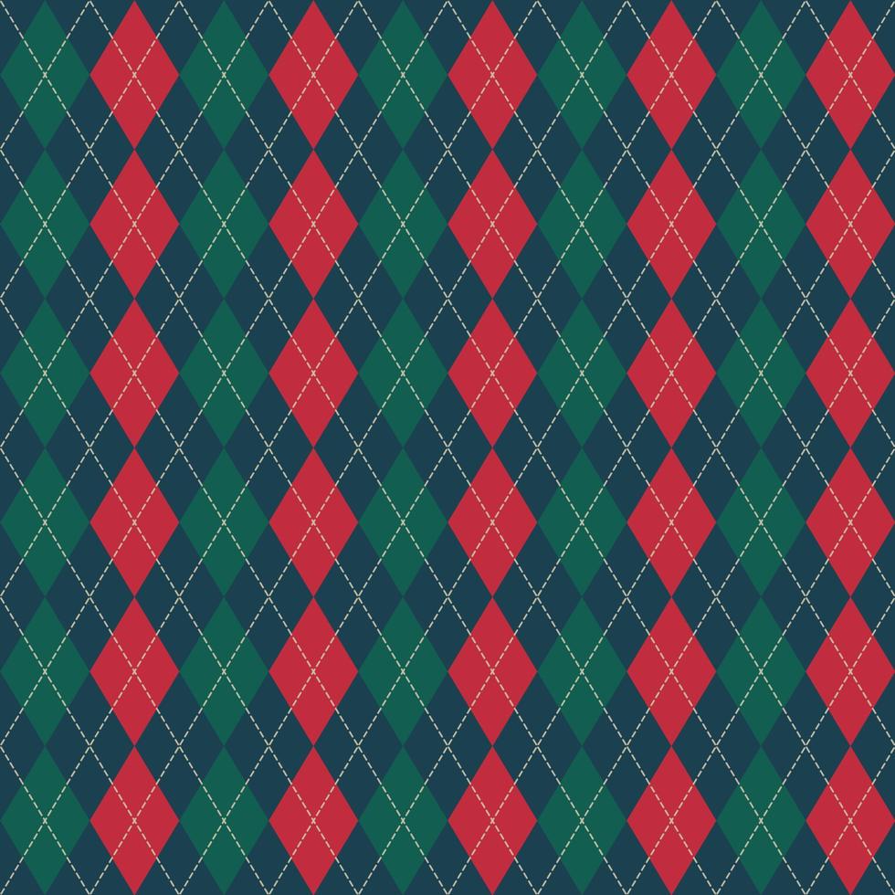 Kerstmis argyle vector patroon net zo naadloos achtergrond voor kleding stof, textiel, kleding en omhulsel papier