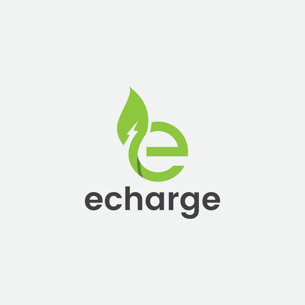 eco logo ontwerp vrij downloaden vector
