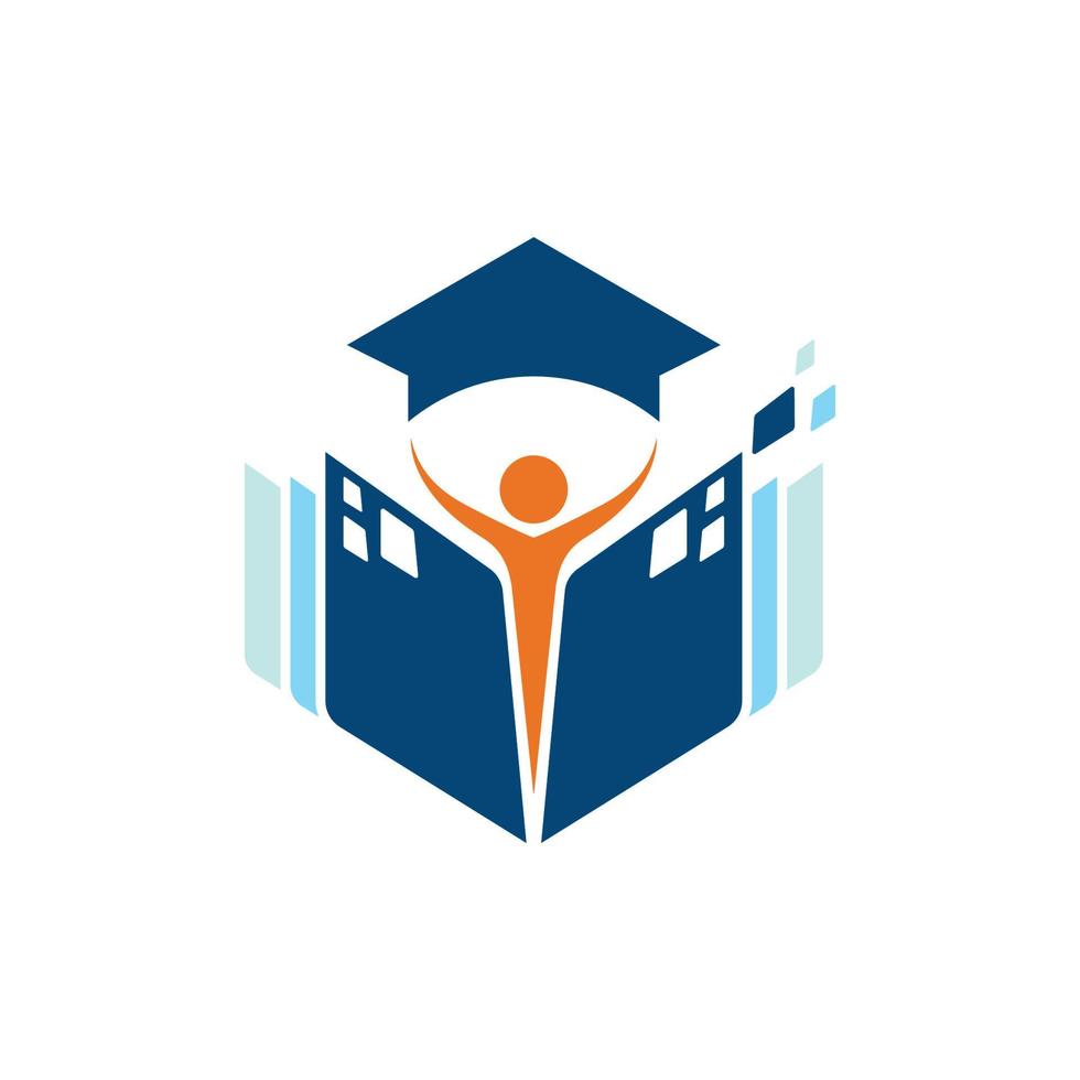 onderwijs logo sjabloon vector