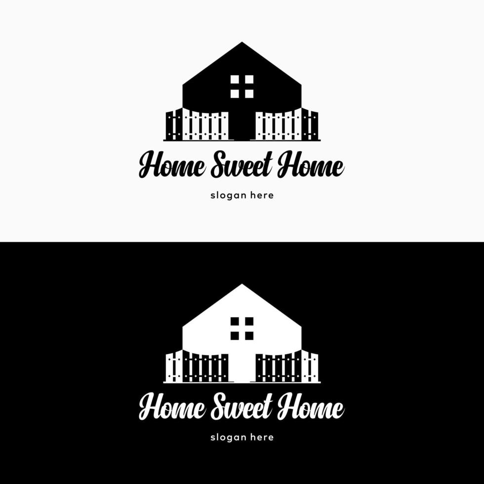 huis eigendom logo. echt landgoed bedrijf bedrijf comfortabel logo ontwerp vector