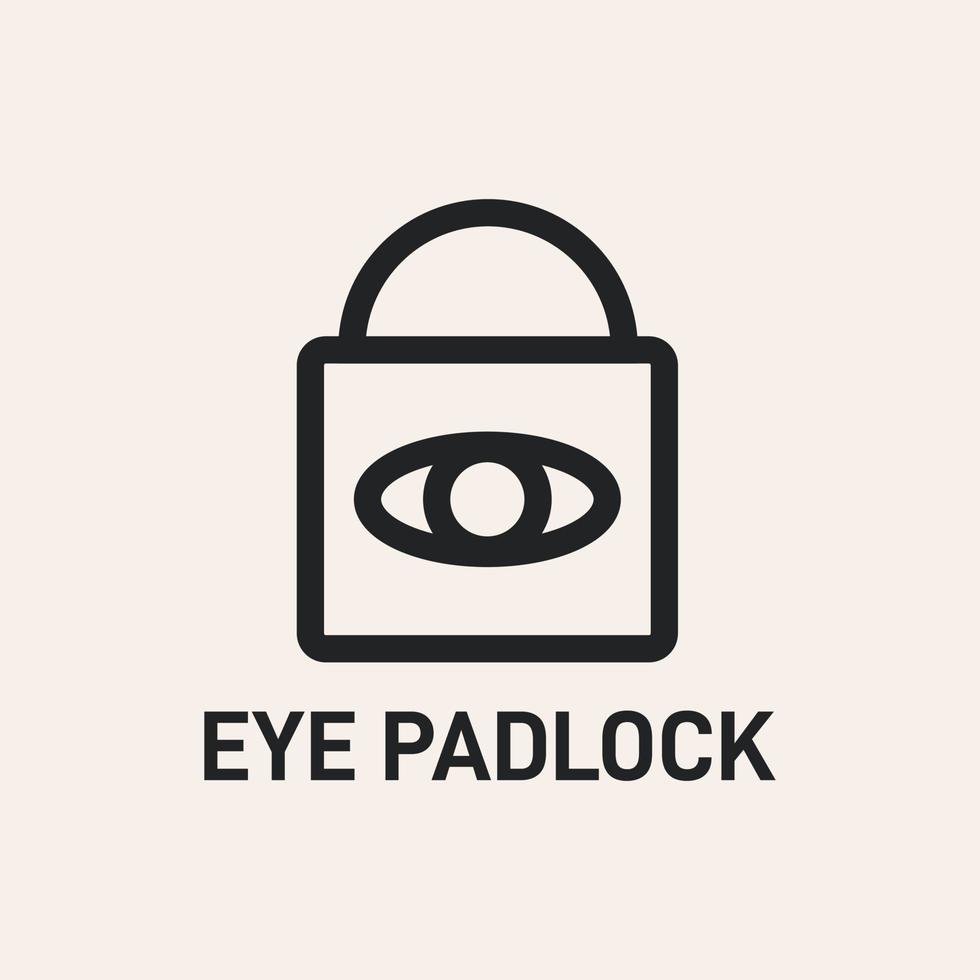 oog hangslot logo vector